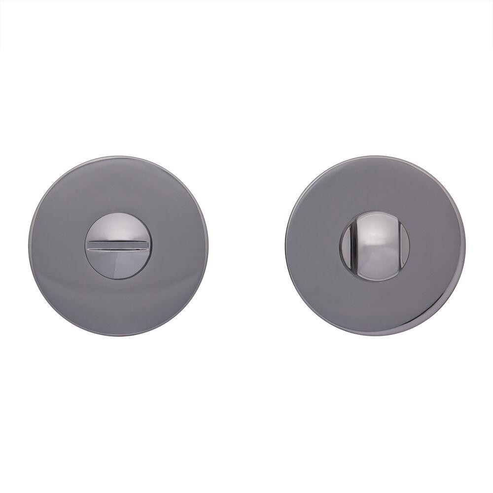 Сантехнічний фіксатор Gavrohe Z28-WC BN  (накладка на двері санвузла з поворотником) чорний нікель Київ - фото 1