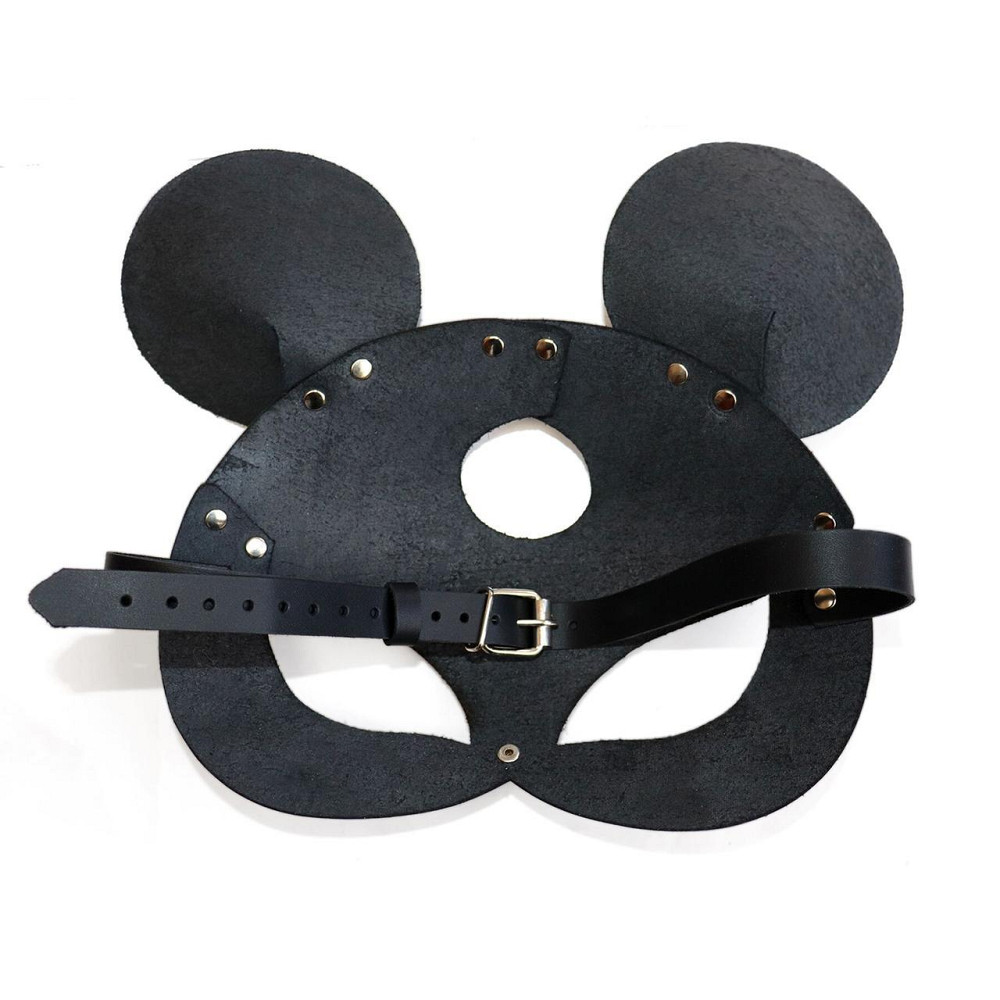 Шкіряна маска мишки Art of Sex - Mouse Mask, колір Чорний Sex Aura Київ - фото 4