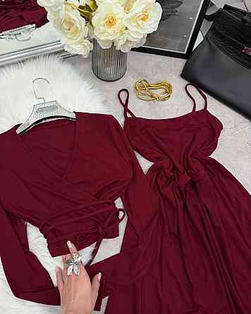 Женское вечернее романтичное платье трикотаж джерси Бордо Одесса