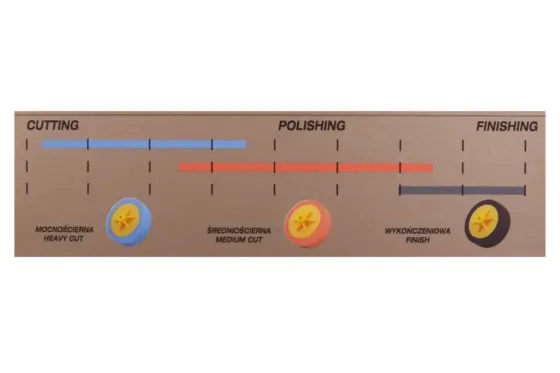 Круго поліровальний GP150 K2 Duraflex під різьблення М14 блакитного Вінниця