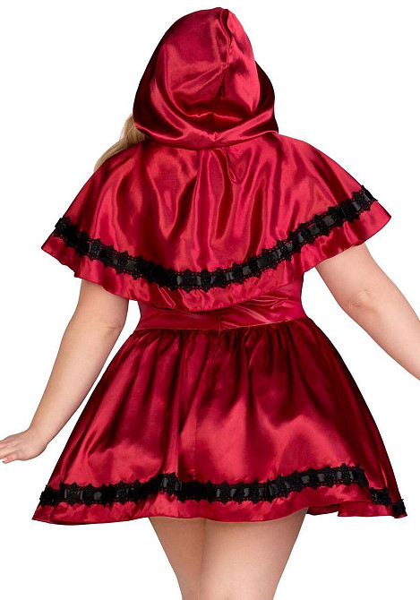 Еротичний костюм Червоної шапочки Leg Avenue Gothic Red Riding Hood 3X–4X, сукня, накидка Sex Aura Київ - фото 2