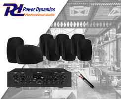 Колонка  Zestaw głośników naściennych 8 x BHW60BK 6" 120W z wzmacniaczem 4 strefowym Київ