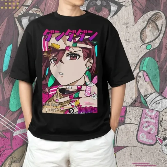 Футболка чоловіча з  принтом Дандадан Момо Аясе Розмір 48 Anime0934 Дніпро