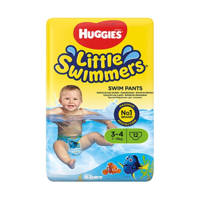 Підгузки Huggies Little Swimmer 3-4 (7-15 кг) 12 шт (36000183399) Вінниця - фото 2