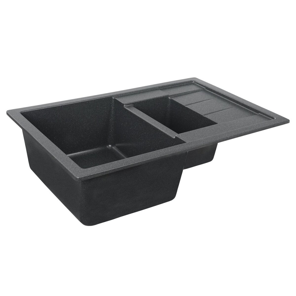 VALESO Гранітна мийка для кухні VALESO TOSKANA 7850W матова Антрацит Киев - изображение 4