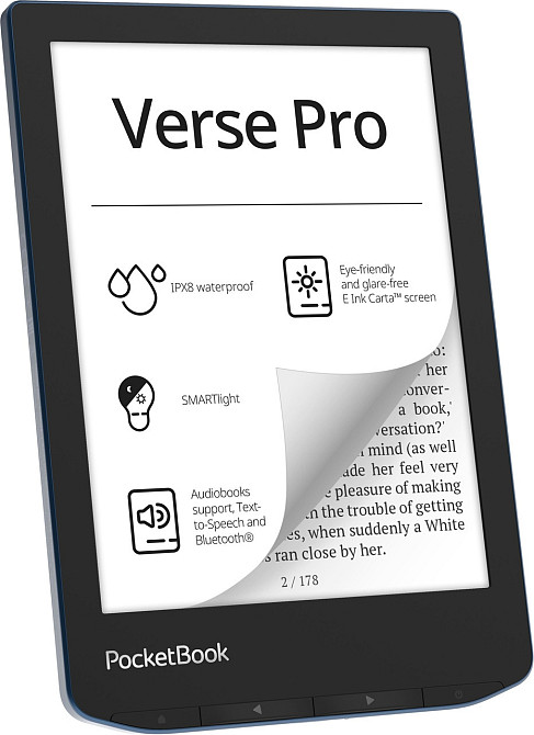 Електронна книга PocketBook 634 Verse Pro Azure. Синій Харьков - изображение 2