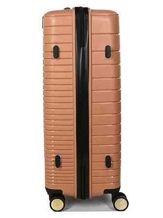 Валіза поліпропіленова MADISSON 33703 велика 75 см золотисто-рожева Київ