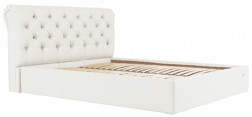 Кровать London VIP 140 х 190 см Fly 2200 С дополнительной металлической цельносварной рамой Белый Днепр - изображение 11