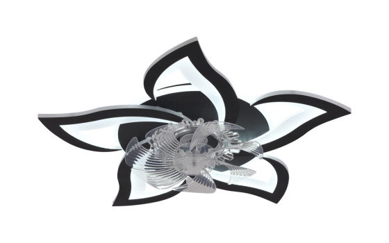 VALESO Стельовий світильник-вентилятор -Fan (Чорний) Київ