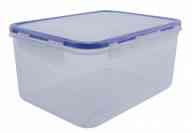 Контейнер для харчових продуктів 4л прямокутний з затиском прозорий Фієста Алеана Житомир