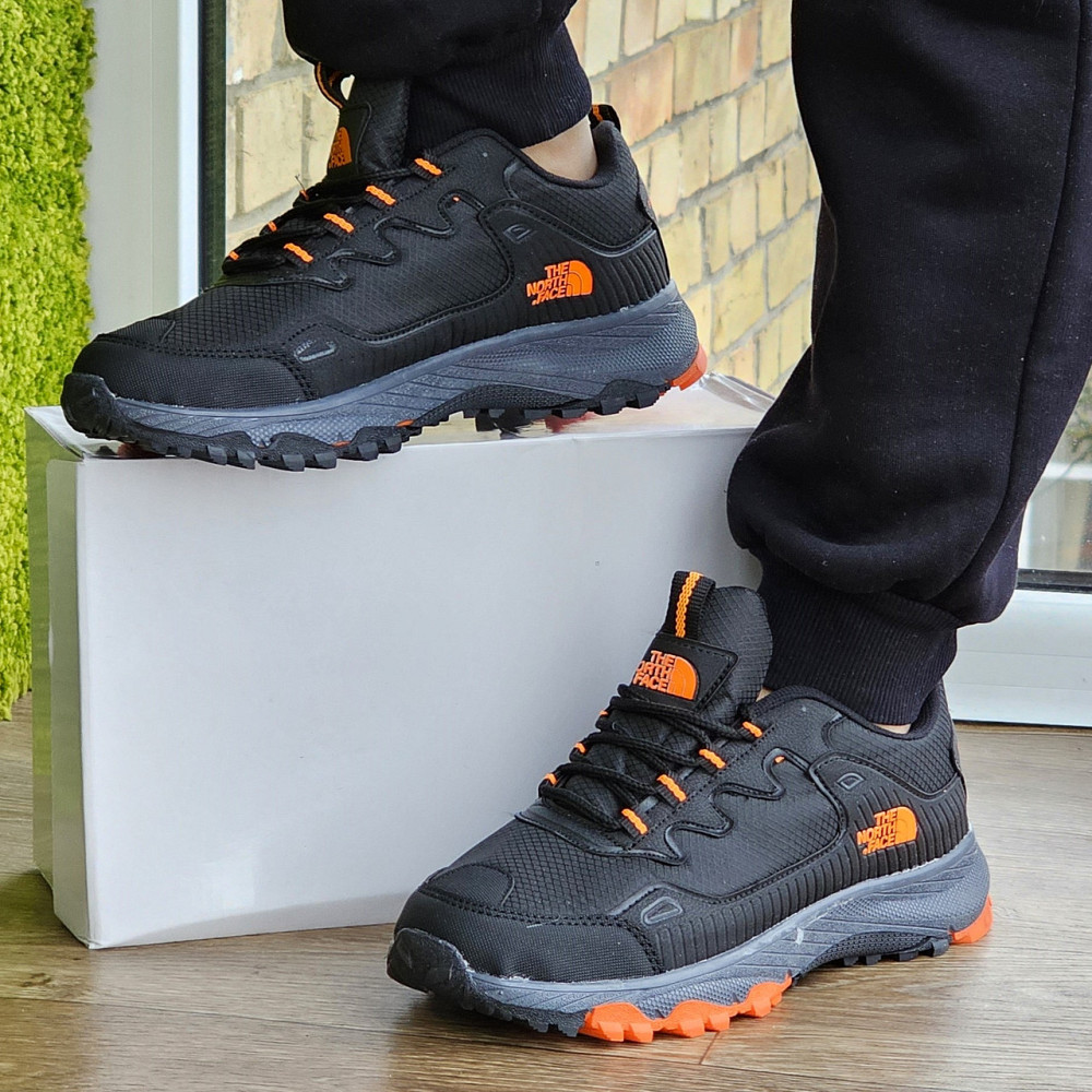 Мужские Кроссовки The North Face Черные с Оранжевым Норт Фейс (размеры: 40,41,42,43) ВидеоОбзор Днепр - изображение 6