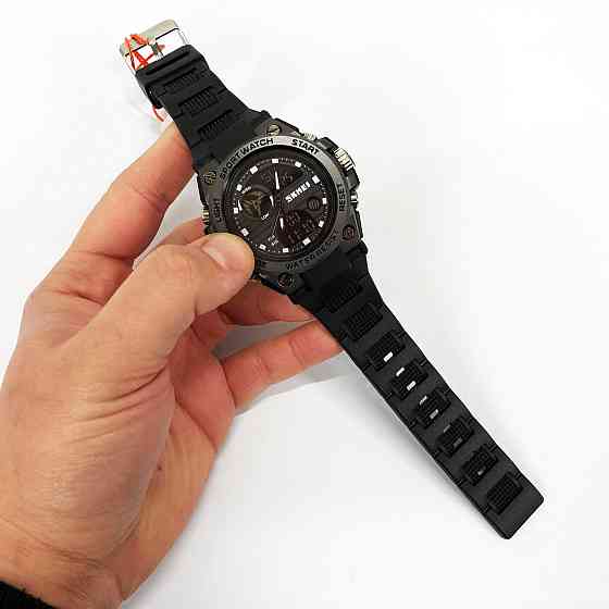 Спортивние наручные часы SKMEI 2031BK, Часы туристические для выживания Военные для всу JZ-84 Львов