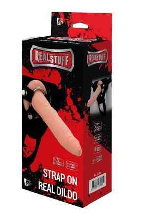 Реалістичний страпон REALSTUFF STRAP ON REAL DILDO Sex Aura Київ