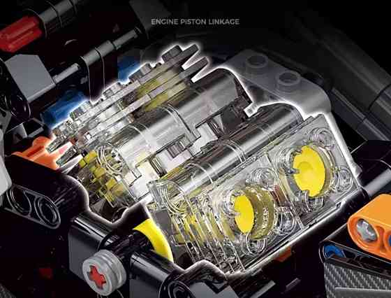 Конструктор мотоцикл 642 шт блоков Лего. Харьков