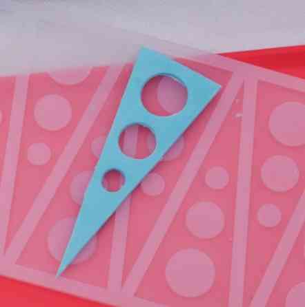 Молд силиконовый Треугольники 219 на 115 мм серый Киев