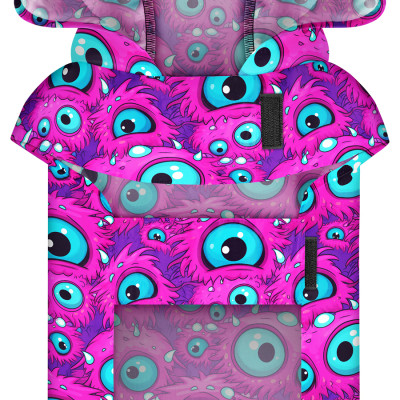 Дождевик для животных WAUDOG Clothes Накидка с капюшоном Глаз монстра XXS (354-4049) Винница - изображение 4