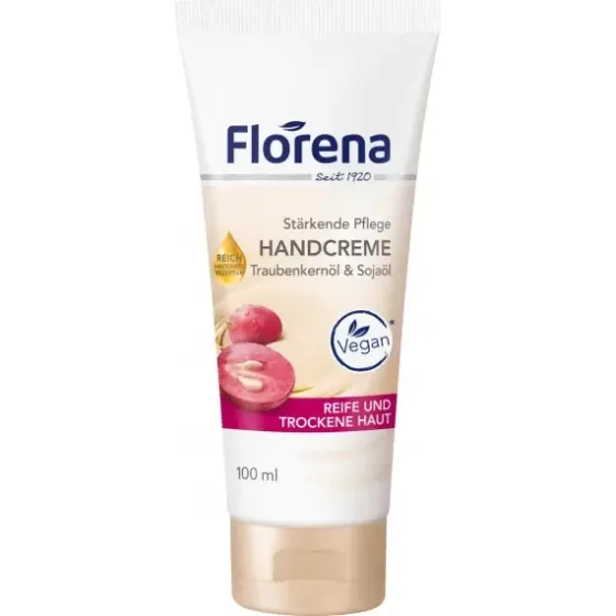Крем для рук Масло виноградних кісточок Florena, 100 мл (Німеччина) Florena Handcreme Traubenkernöl, Львів