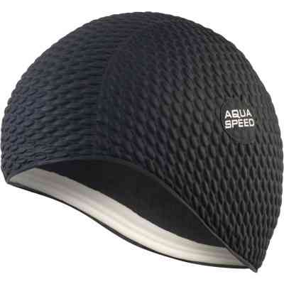 Шапка для плавання Aqua Speed Bombastic 104-7 чорний Жін OSFM (5908217645555) Вінниця