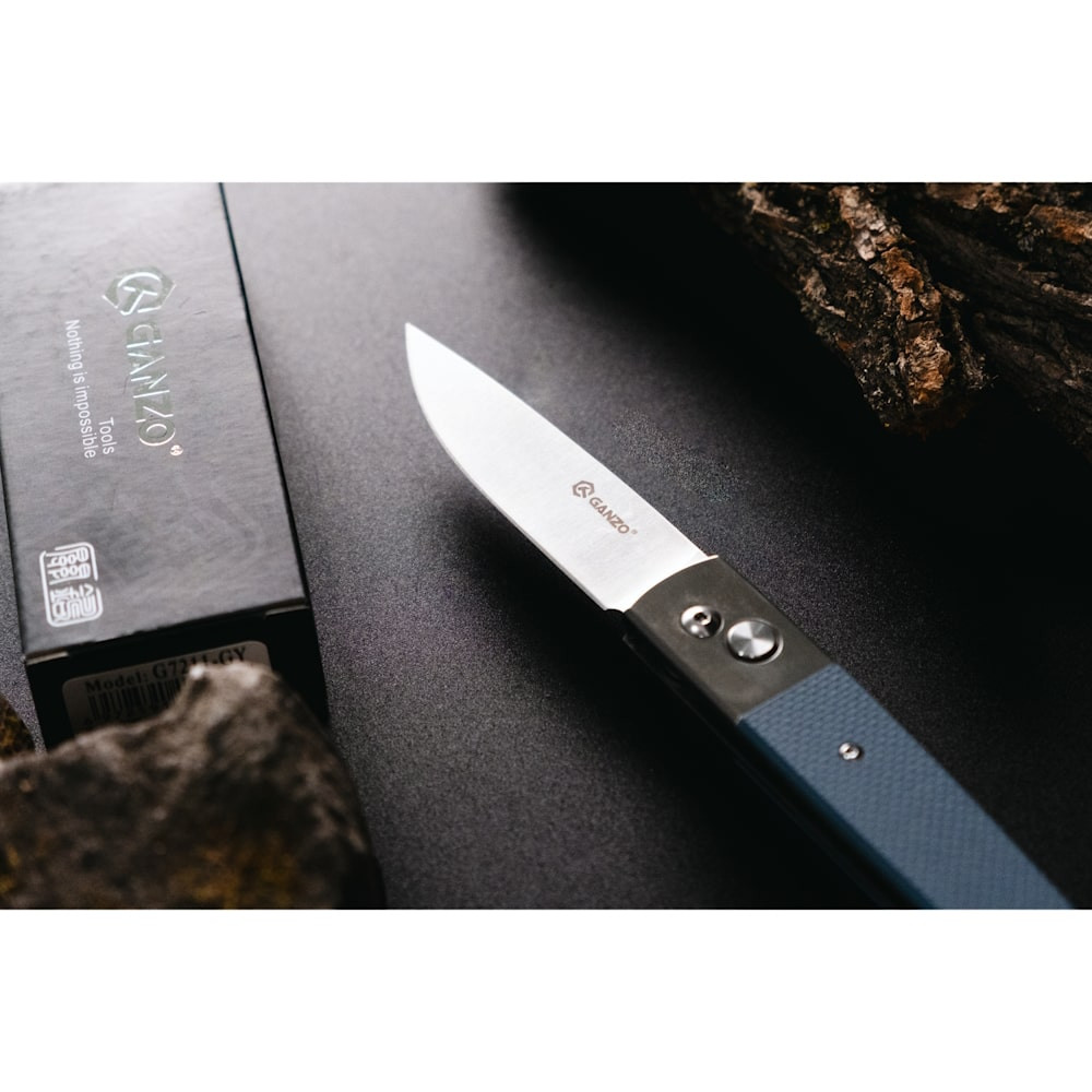 Нiж складаний Ganzo G7211-GY ciрий Киев - изображение 9