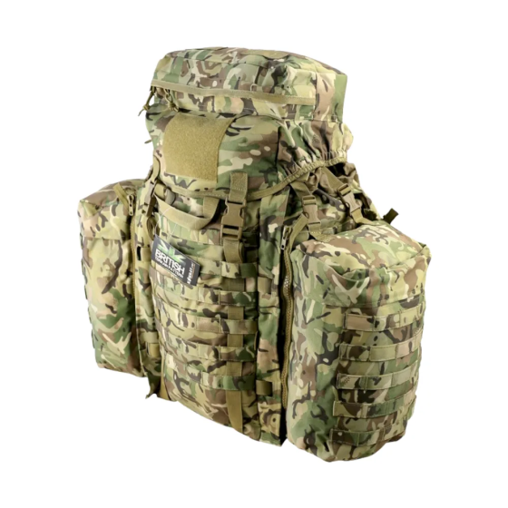 Штурмовой рюкзак с боковыми карманами Assault Pack With Side Pouchs Kombat Tactical 90л (Multicam) Винница