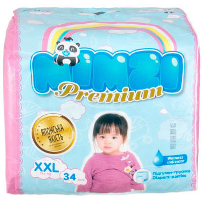 Подгузники Mimzi XXL 15+ кг 34 шт. (MPXXL34) (4820209800159) Винница - изображение 4