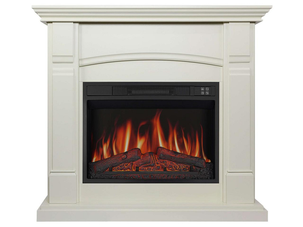 Камінокомплект ArtiFlame Manchester AF23S білий дуб з обігрівом і звуком горіння вогню Львів - фото 2