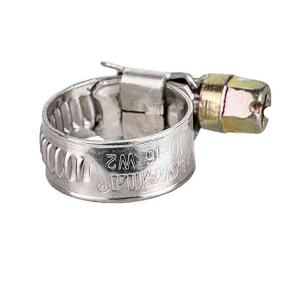 Хомут черв'ячний неіржавкий 9 мм D10-16мм 25шт SIGMA (2510011) Київ