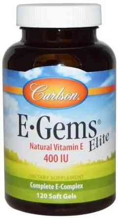 Вітамін Е Carlson Vitamin E 400 МЕ 120 капсул Київ