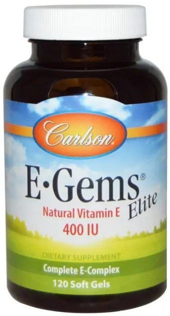 Вітамін Е Carlson Vitamin E 400 МЕ 120 капсул Київ - фото 1