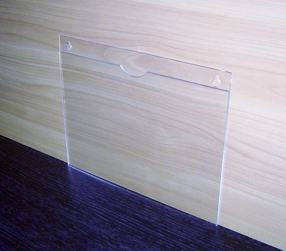 Карман А4 EKOSTAR плоский вертикальный оргстекло 1,5 мм Киев - изображение 5