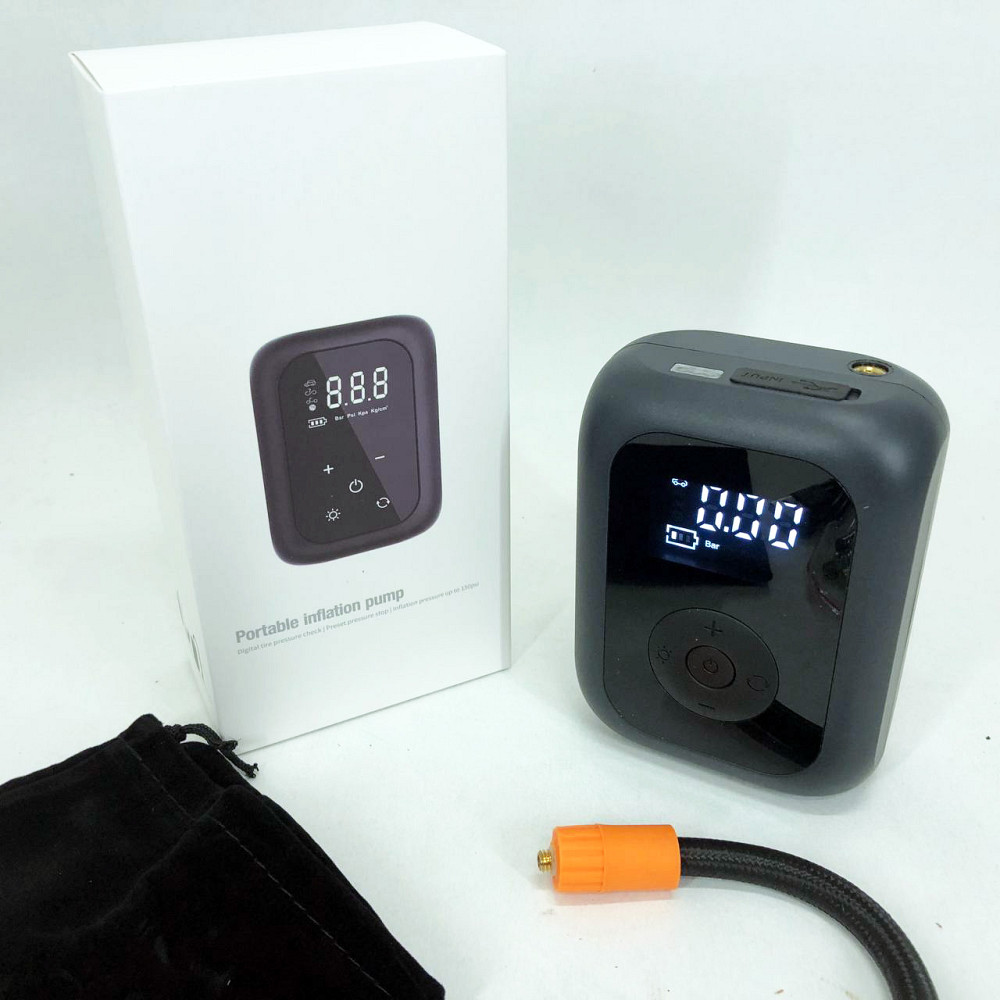 Портативний компресор для шин CZK-4234 20 л, Повітряний компресор насос Повітряний 12 вольт NX-18 Київ - фото 15