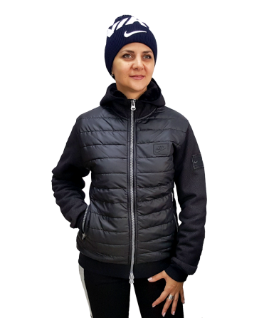 Женская трикотажная толстовка-куртка на меху Nike ,оригинал 44 Киев