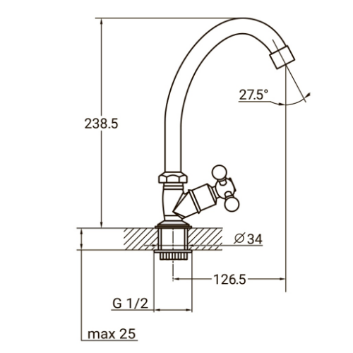Змішувач QM 1/2
