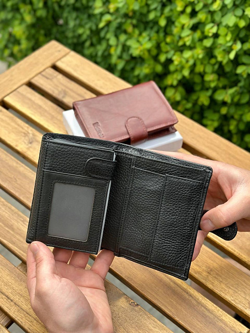 Люкс чоловічий шкіряний гаманець HORTON 301B Київ - фото 5