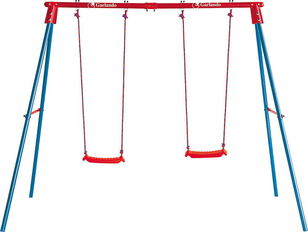 Гойдалка на металевих опорах Garlando Candy подвійна (ALT-12) Київ - фото 1