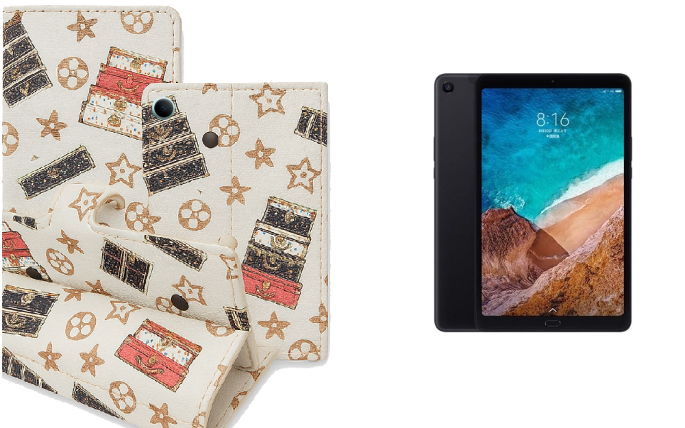 Книжка-трансформер для планшета Xiaomi Mi Pad 4, Mi Pad 4 Plus, колір Black Lyi White Київ - фото 1
