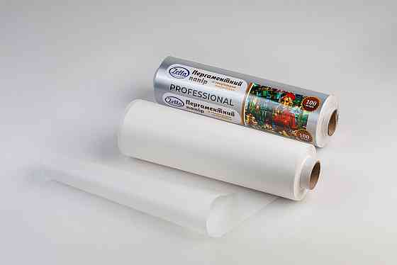 Пергамент для випікання (100 м*28 см) Zella білий силіконовий (1 рул) Харків