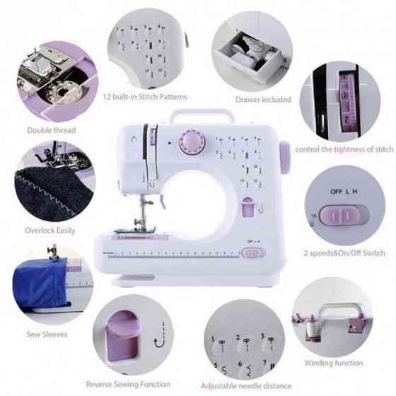 Домашняя портативная швейная машинка, Детская ручная швейная машинка Детская шить ER-18 Львов