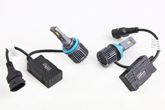 Лампа диодная  H11  12В 12000лм/6000К/60Вт/6CSP Cyclone с кулером +CAN-модуль Винница