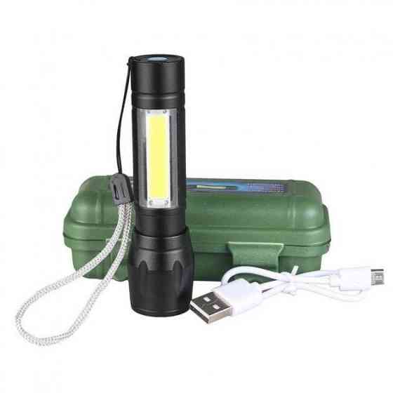 Фонарик ручной тактический Bailong Police BL-511 XPE, zoom, ЗУ USB Полтава