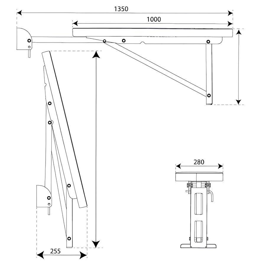 Пряма тренувальна лава для вправ PRO KSG010 K-Sport Київ - фото 2