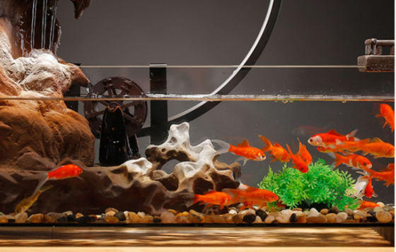 Акваріум Декоративний водоспад кімнатний 49х60 см ВЕЛИКИЙ, Акваріум підставка для зволожувача повітря Кременчук