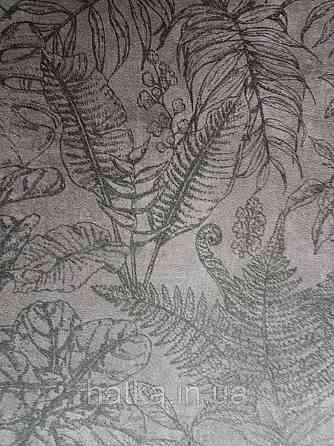 Шпалери флізелінові eco Decoprint Essentials EE22546 різні тропічні листя папороті монстери чорні Київ