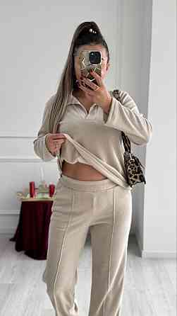 Жіночий базовий в'язаний костюм-двійка з ангори Таш, 42/44 Одеса