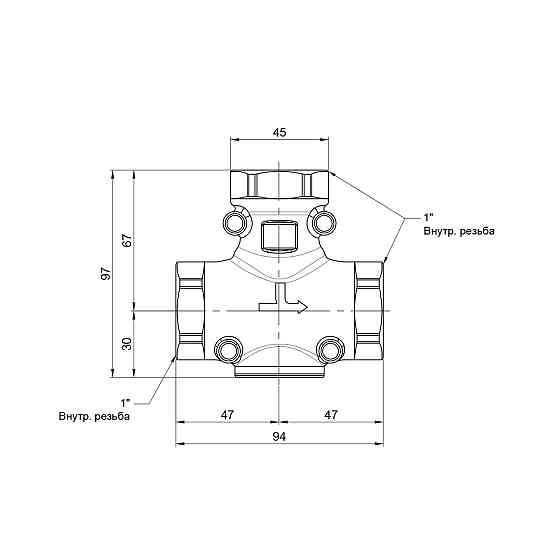 Антиконденсаційний клапан Icma 1" 60 °C No133 Київ