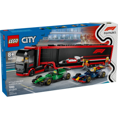 Конструктор LEGO City Грузовик F1 с автомобилями RB20 и AMR24 (60445) Винница - изображение 1