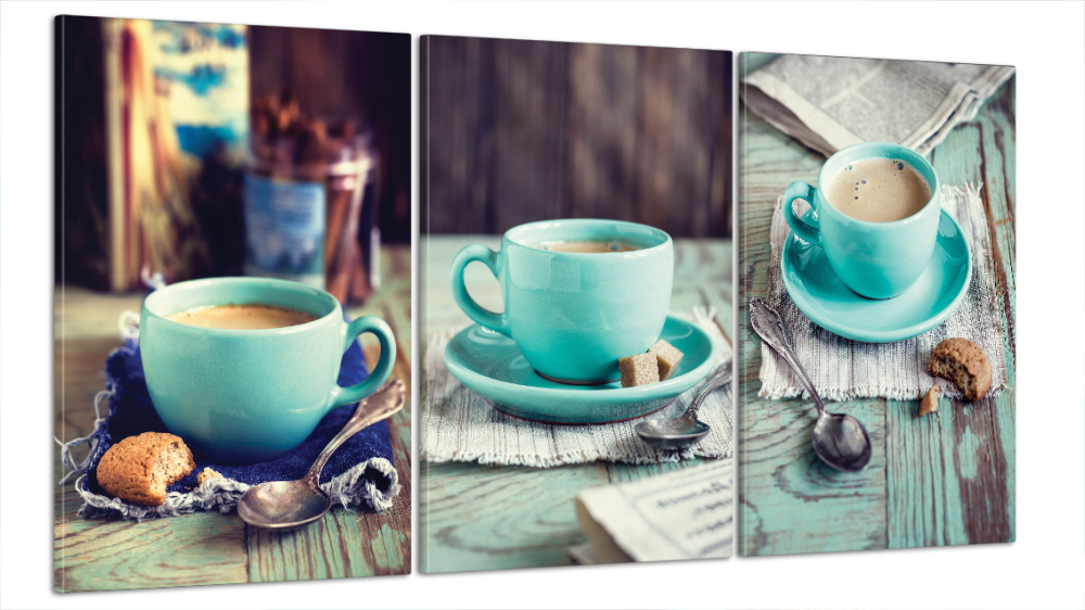 Модульна картина Чашка Кави Art-40_B3 Київ - фото 1