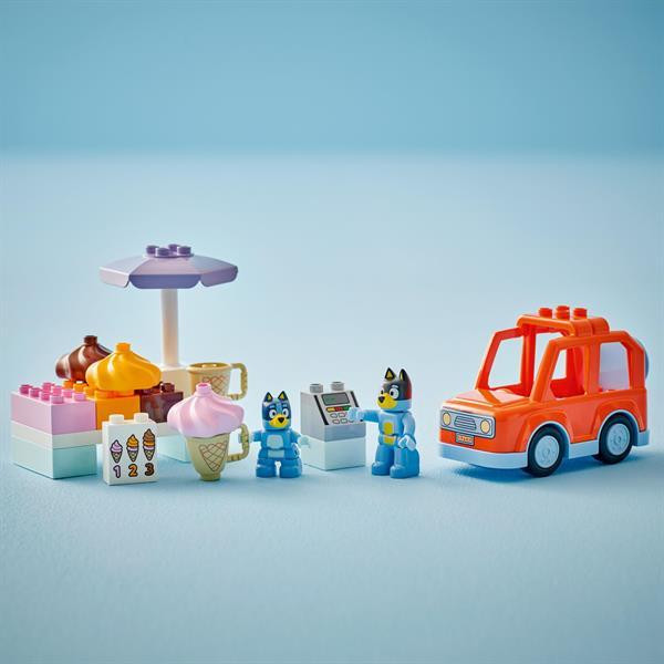 Конструктор LEGO DUPLO Bluey Подорож із морозивом із Блуї 22 деталі (10458) Харків - фото 14