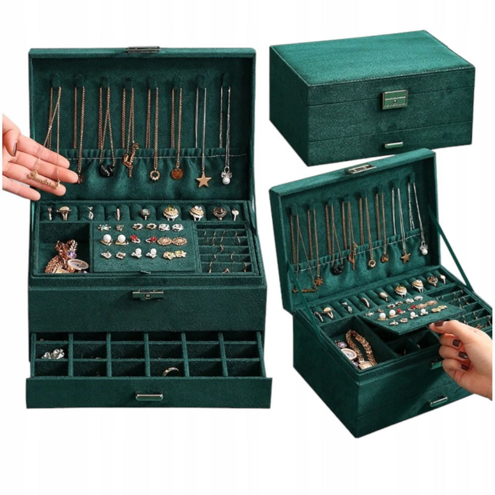 Шкатулка - футляр для хранения драгоценностей с ключом Soulima (21954) Нововолынск - изображение 2