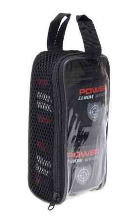 Бинти на лікоть Power System PS-3600 Elbow Wraps Red/Black(пара) Кам'янське